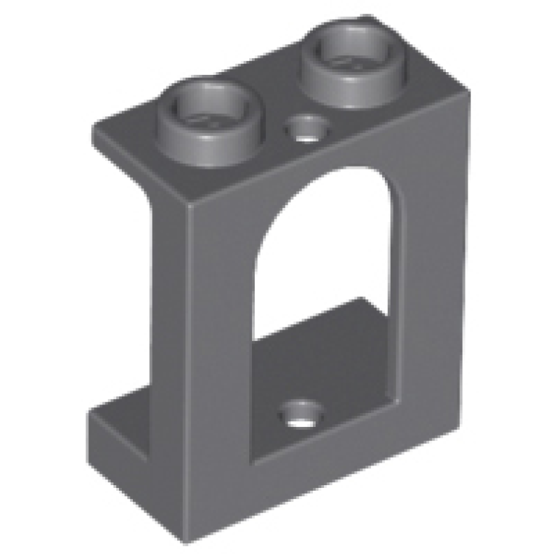 Raam 1x2x2 kasteel Dark Bluish Gray